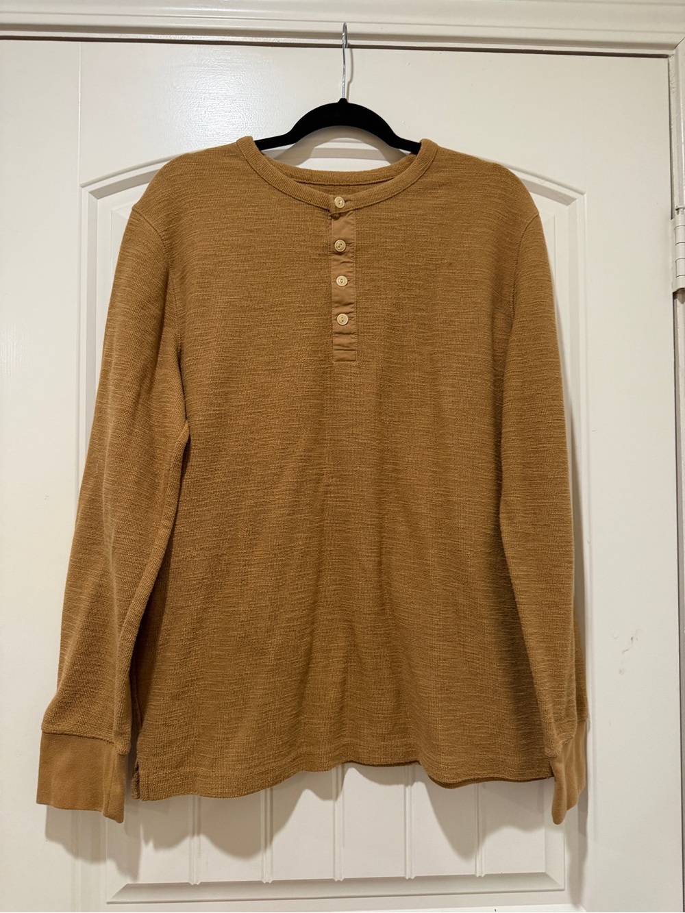 Long-Sleeve GOODFELLOW Shirt - Camel